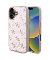Guess New 4G Triangle Case for iPhone 16 Plus - White