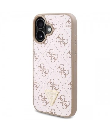 Guess New 4G Triangle Case for iPhone 16 Plus - White