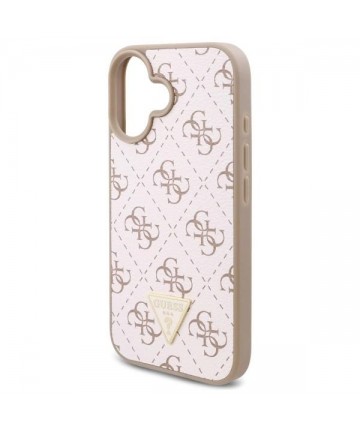 Guess New 4G Triangle Case for iPhone 16 Plus - White