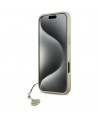 Guess 4G Charms Collection case for iPhone 16 - brown