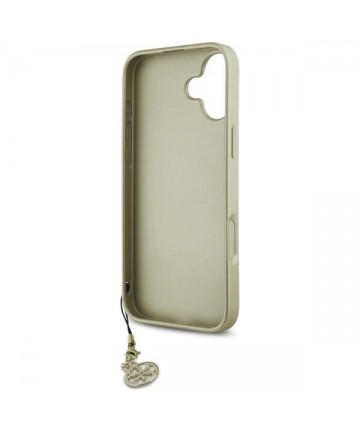 Guess 4G Charms Collection case for iPhone 16 - brown