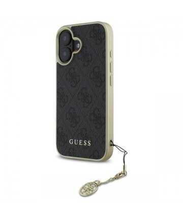 Guess 4G Charms Collection case for iPhone 16 - black