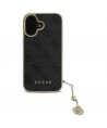 Guess 4G Charms Collection case for iPhone 16 - black