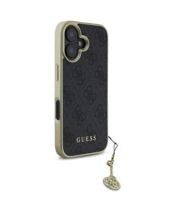 Guess 4G Charms Collection case for iPhone 16 - black