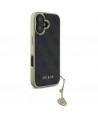 Guess 4G Charms Collection case for iPhone 16 - black