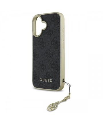 Guess 4G Charms Collection case for iPhone 16 - black