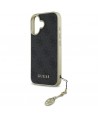 Guess 4G Charms Collection case for iPhone 16 - black