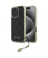Guess 4G Charms Collection case for iPhone 16 Pro Max - black