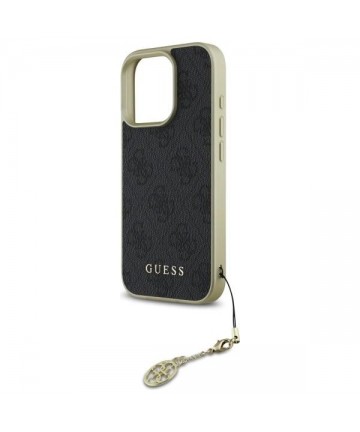Guess 4G Charms Collection case for iPhone 16 Pro Max - black