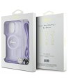 Guess Crossbody Cord Script MagSafe Case for iPhone 16 Pro - Purple