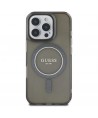 Guess IML Glitter Circle MagSafe case for iPhone 16 Pro - black