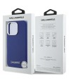 Karl Lagerfeld FW Metal Plate MagSafe iPhone 16 Pro Max Case - Blue