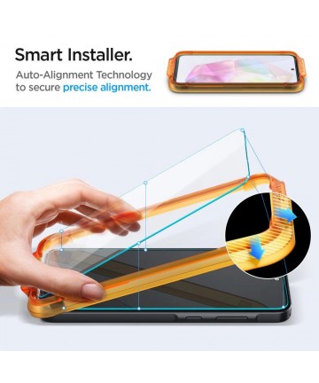 Spigen Glass tR AlignMaster 2 Pack - Samsung Galaxy A35