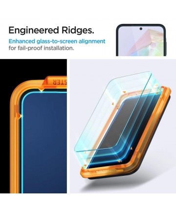 Spigen Glass tR AlignMaster 2 Pack - Samsung Galaxy A35
