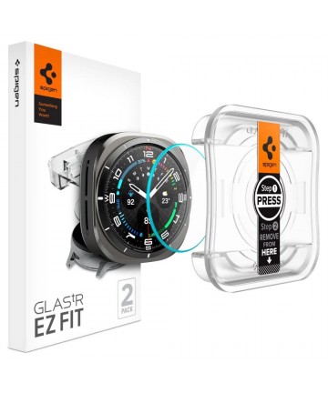 Spigen Glas.TR EZ Fit Tempered Glass for Samsung Galaxy Watch Ultra (47mm) - Clear (2-pack)