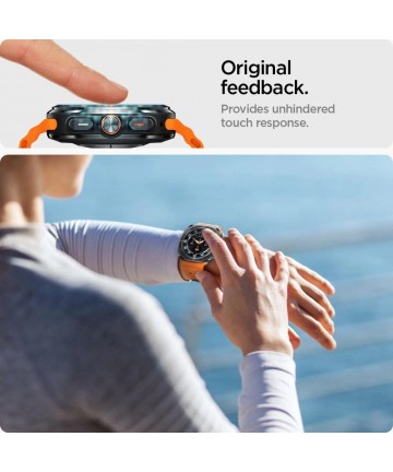 Spigen Glas.TR EZ Fit Tempered Glass for Samsung Galaxy Watch Ultra (47mm) - Clear (2-pack)