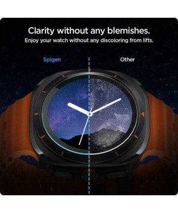 Spigen Glas.TR EZ Fit Tempered Glass for Samsung Galaxy Watch Ultra (47mm) - Clear (2-pack)