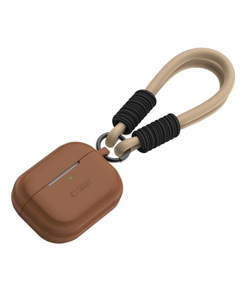 Tech-Protect Silicone Rope Case for Apple AirPods Pro 1 / 2 - Brown