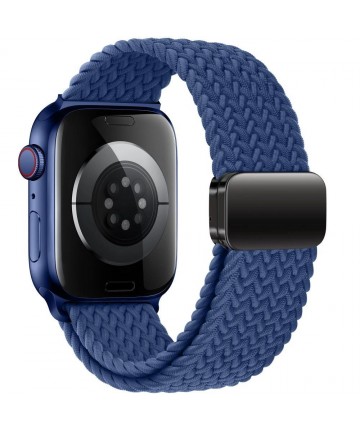 Tech-Protect Nylonmag Strap for Apple Watch 4 / 5 / 6 / 7 / 8 / 9 / SE / Ultra 1 / 2 (42 / 44 / 45 / 49 mm) - Blue