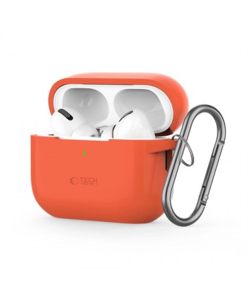 Tech-Protect Silicone Hook Case for Apple AirPods Pro 1 / 2 - Orange