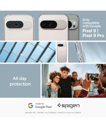 Spigen Ultra Hybrid Case for Google Pixel 9 / 9 Pro - Transparent