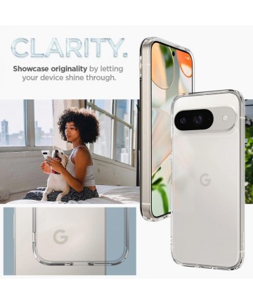 Spigen Ultra Hybrid Case for Google Pixel 9 / 9 Pro - Transparent