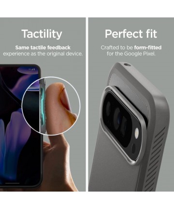 Spigen Rugged Armor Case for Google Pixel 9 Pro XL - Gray