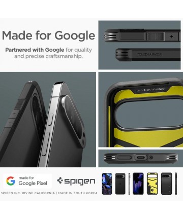Spigen Tough Armor Case for Google Pixel 9 Pro XL - Black