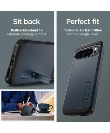 Spigen Tough Armor case for Google Pixel 9 Pro XL - graphite