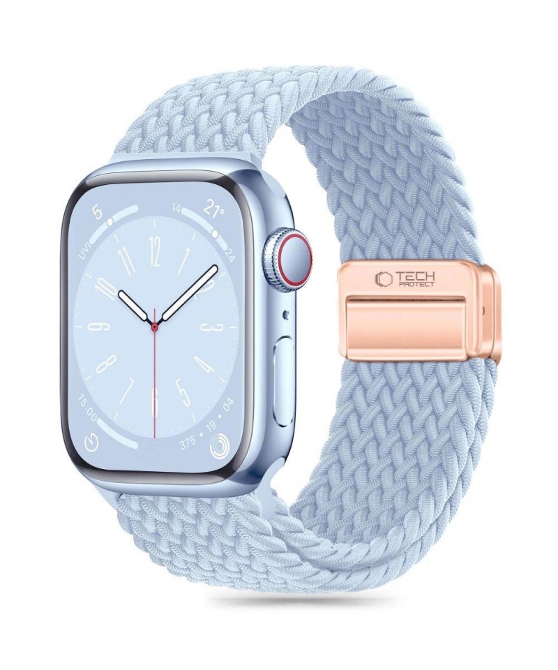 Tech-Protect Nylonmag Strap for Apple Watch 4 / 5 / 6 / 7 / 8 / 9 / SE (38 / 40 / 41 mm) - Blue