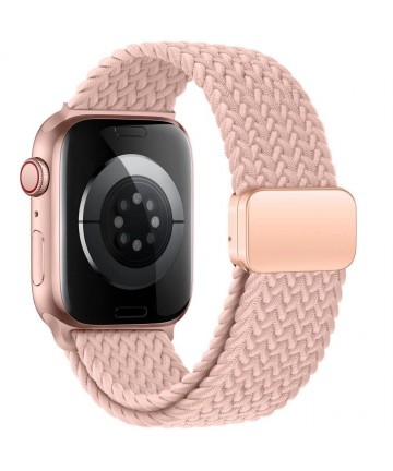 Tech-Protect Nylonmag Strap for Apple Watch 4 / 5 / 6 / 7 / 8 / 9 / SE (38 / 40 / 41 mm) - Pink