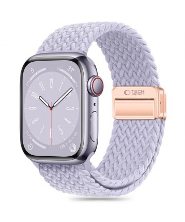 Tech-Protect Nylonmag Strap for Apple Watch 4 / 5 / 6 / 7 / 8 / 9 / SE (38 / 40 / 41 mm) - Purple
