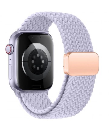 Tech-Protect Nylonmag Strap for Apple Watch 4 / 5 / 6 / 7 / 8 / 9 / SE (38 / 40 / 41 mm) - Purple