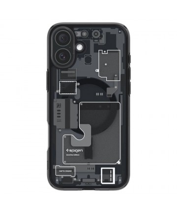 Spigen Ultra Hybrid MagSafe Zero One for iPhone 16 - Dark Gray