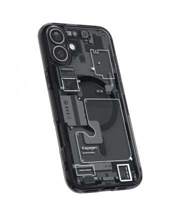 Spigen Ultra Hybrid MagSafe Zero One for iPhone 16 - Dark Gray