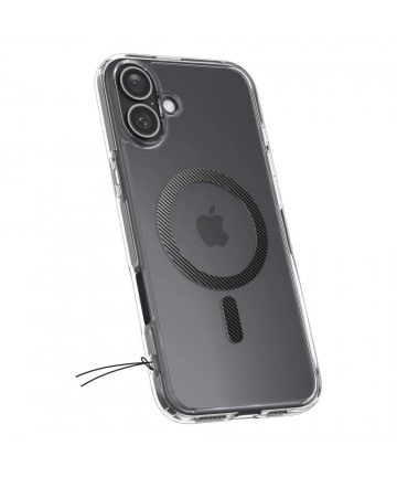 Spigen Ultra Hybrid MagSafe Carbon Fiber for iPhone 16 - Dark Gray
