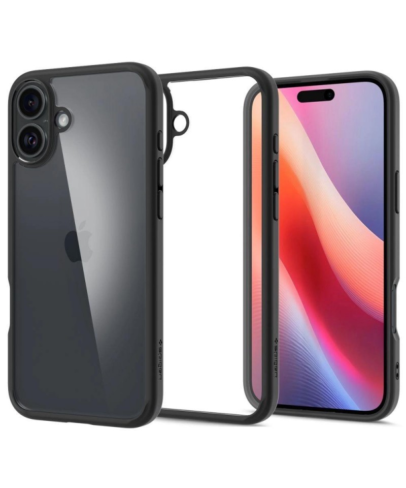 Spigen Ultra Hybrid iPhone 16 Case - Matte Black