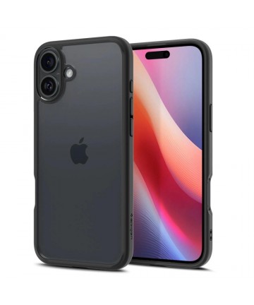 Spigen Ultra Hybrid iPhone 16 Case - Matte Black