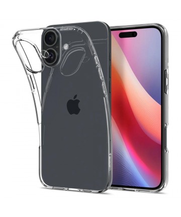 Spigen Liquid Crystal iPhone 16 Case - Clear