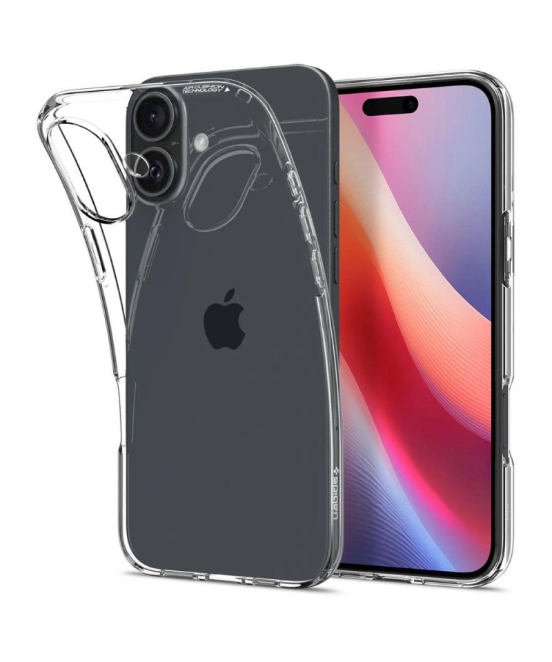 Spigen Liquid Crystal iPhone 16 Case - Clear