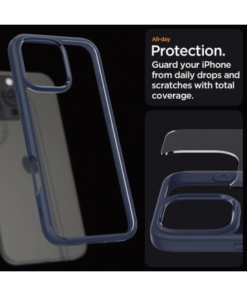 Spigen Ultra Hybrid iPhone 16 Pro Case - Blue