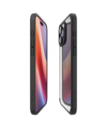 Spigen Ultra Hybrid iPhone 16 Pro Case - Matte Black