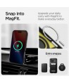 Spigen Tough Armor MagSafe Case with Stand for iPhone 16 Pro - Black