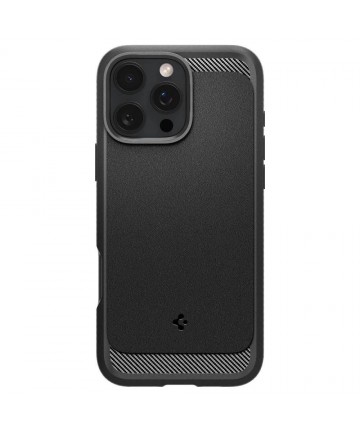 Spigen Rugged Armor MagSafe Case for iPhone 16 Pro Max - Black