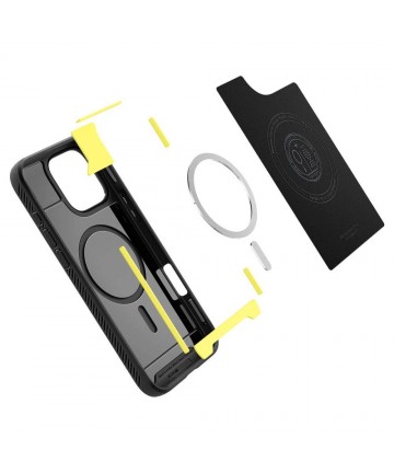 Spigen Rugged Armor MagSafe Case for iPhone 16 Pro Max - Black