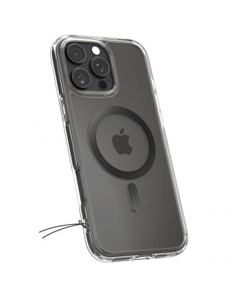 Spigen Ultra Hybrid Mag Case with MagSafe Carbon Fiber for iPhone 16 Pro Max - Dark Gray