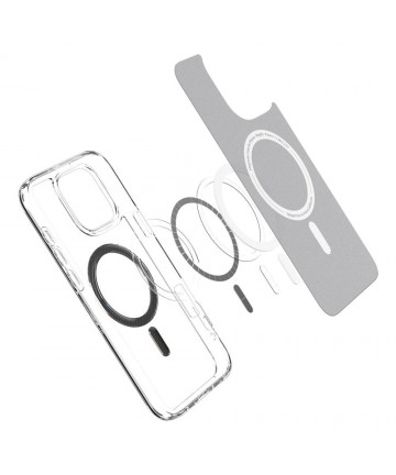 Spigen Ultra Hybrid Mag Case with MagSafe Carbon Fiber for iPhone 16 Pro Max - Dark Gray