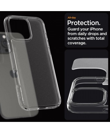 Spigen Ultra Hybrid Case for iPhone 16 Pro Max - Clear
