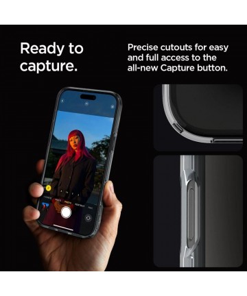Spigen Ultra Hybrid Case for iPhone 16 Pro Max - Clear