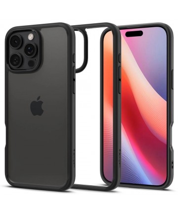 Spigen Ultra Hybrid Case for iPhone 16 Pro Max - Matte Black